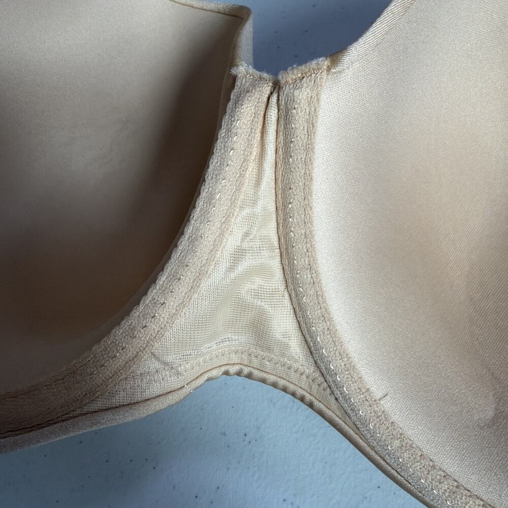 Cacique 46DD Bra Tan Lightly Lined Balconette Underwire convertible Closure New - Picture 7 of 14